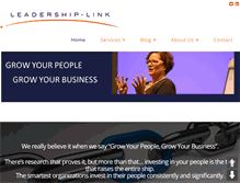 Tablet Screenshot of leadershiplink.com